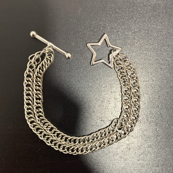 Star Double Chain Bracelet - Picture 2 of 2